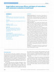 Research paper thumbnail of Single-balloon enteroscopy efficacy and degree of concordance with noninvasive evaluation of small bowel