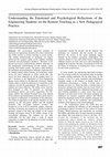 Research paper thumbnail of Understanding the Emotional and Psychological Reflections of the Engineering Students on the Remote Teaching as a New Pedagogical Practice