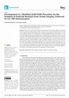 Research paper thumbnail of Development of a Modified QuEChERS Procedure for the Isolation of Pesticide Residues from Textile Samples, Followed by GC–MS Determination