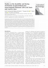 Research paper thumbnail of Studies on the dyeability and dyeing mechanism of polyurethane/clay nanocomposite filaments with acid, basic and reactive dyes