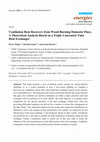 Research paper thumbnail of Ventilation Heat Recovery from Wood-Burning Domestic Flues. A Theoretical Analysis Based on a Triple Concentric Tube Heat Exchanger