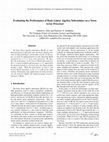 Research paper thumbnail of Evaluating the Performance of Basic Linear Algebra Subroutines on a Torus Array Processor