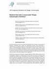 Research paper thumbnail of Relatório final sobre a conversação “Design, Comunicação e Semiótica”