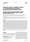 Research paper thumbnail of Expression of pattern recognition receptors Expression of pattern recognition receptors Expression of pattern recognition receptors Expression of pattern recognition receptors in liver biopsy specimens of children in liver biopsy specimens of children