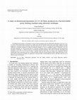 Research paper thumbnail of A study on dimensional parameters of 1×1 rib fabric produced on a flat bed double jersey knitting machine using ultrasonic technique