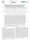 Research paper thumbnail of Hybrid Online Multi-Sensor Error Detection and Functional Redundancy for Artificial Pancreas Control Systems