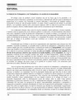 Research paper thumbnail of La salud de los trabajadores y las trabajadoras y la cuestión de la integralidad