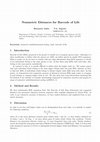 Research paper thumbnail of Nonmetric Distances for Barcode of Life