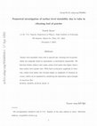 Research paper thumbnail of Numerical investigation of surface level instability due to a tube in a vibrating bed of powder