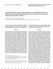 Research paper thumbnail of Comprehensive long-term experimental project of carcinogenicity bioassays on gasoline oxygenated additives: plan and first report of results from the study on ethyl-tertiary-butyl ether (ETBE) (a) (b)