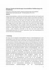 Research paper thumbnail of Relevanz, Wandel und Anforderungen wissenschaftlicher Politikberatung in der Raumplanung