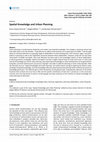 Research paper thumbnail of Spatial Knowledge and Urban Planning