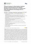 Research paper thumbnail of Seasonal Variations in Water-Quality, Antibiotic Residues, Resistant Bacteria and Antibiotic Resistance Genes of Escherichia coli Isolates from Water and Sediments of the Kshipra River in Central India