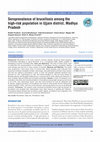 Research paper thumbnail of Seroprevalence of brucellosis among the high-risk population in Ujjain district, Madhya Pradesh