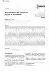 Research paper thumbnail of Re-Enchanting the Human in an Era of Naturalism