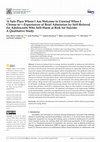 Research paper thumbnail of ‘A Safe Place Where I Am Welcome to Unwind When I Choose to’—Experiences of Brief Admission by Self-Referral for Adolescents Who Self-Harm at Risk for Suicide: A Qualitative Study