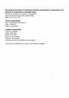 Research paper thumbnail of Secondary prevention of hazardous alcohol consumption in psychiatric out-patients: a randomised controlled study