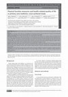 Research paper thumbnail of Physical function measures and health-related quality of life in primary care medicine: cross-sectional study