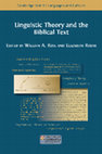 Research paper thumbnail of Computational Linguistic Analysis of the Biblical Text