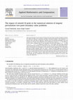 Research paper thumbnail of The impact of smooth W-grids in the numerical solution of singular perturbation two-point boundary value problems