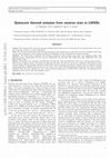 Research paper thumbnail of QUIESCENT THERMAL EMISSION OF NEUTRON STARS IN LMXBs