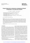 Research paper thumbnail of Energy release due to antineutrino untrapping and diquark condensation in hot quark star evolution