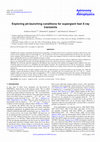 Research paper thumbnail of Exploring jet-launching conditions for supergiant fast X-ray transients