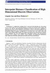 Research paper thumbnail of Interpoint Distance Classification of High Dimensional Discrete Observations