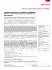 Research paper thumbnail of A Genomic Algorithm for the Molecular Classification of Common Renal Cortical Neoplasms: Development and Validation