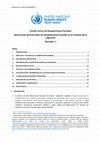 Research paper thumbnail of Comentarios finales al borrador en castellano del Comentario General No. 1 del Comité contra la Desaparición Forzada “Desapariciones forzadas en el contexto de la migración”