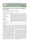 Research paper thumbnail of Impact of Improved Rice Variety on Productivity Among Smallholder Farmers in Ghana