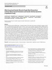 Research paper thumbnail of What Sexual and Gender Minority People Want Researchers to Know About Sexual Orientation and Gender Identity Questions: A Qualitative Study