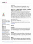 Research paper thumbnail of Using mobile technology to engage sexual and gender minorities in clinical research