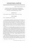 Research paper thumbnail of Starptautiskā zinātniskā konference “No pagānisma uz kristietību. Apbedīšanas paražas transformācijas laikā”