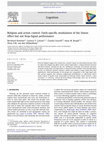 Research paper thumbnail of Religion and action control: Faith-specific modulation of the Simon effect but not Stop-Signal performance