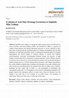 Research paper thumbnail of Review Evolution of Acid Mine Drainage Formation in Sulphidic