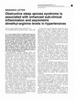 Research paper thumbnail of Obstructive sleep apnoea syndrome is associated with relative hypocortisolemia and decreased hypothalamo-pituitary-adrenal axis response to 1 and 250μg ACTH and glucagon stimulation tests