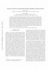 Research paper thumbnail of Geometry Perspective Of Estimating Learning Capability Of Neural Networks