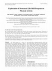 Research paper thumbnail of Exploration of Structural Life Skill Program on Physical Activity