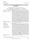 Research paper thumbnail of Protocolo eletrônico multiprofissional em cirurgia bariátrica