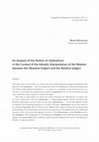 Research paper thumbnail of An Analysis of the Notion of Vijňānātman in the Context of the Advaitic Interpretation of the Relation between the Absolute Subject and the Relative Subject