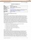 Research paper thumbnail of Review of Moodle 2.0