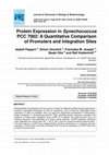 Research paper thumbnail of Protein Expression in Synechococcus PCC 7002: A Quantitative Comparison of Promoters and Integration Sites