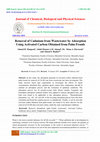 Research paper thumbnail of Removal of Cadmium from Wastewater by Adsorption Using Activated Carbon Obtained from Palm Fronds