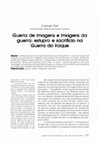 Research paper thumbnail of Guerra de imagens, imagens da guerra