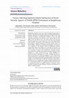 Research paper thumbnail of Factors Affecting Inpatient Patient Satisfaction of Social Security Agency of Health (BPJS) Participants at Bangkinang Hospital