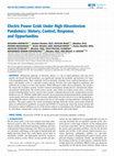 Research paper thumbnail of Electric Power Grids Under High-Absenteeism Pandemics: History, Context, Response, and Opportunities