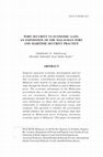 Research paper thumbnail of Port Security vs Economic Gain: An Exposition of the Malaysian Port and Maritime Security Practice