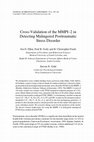 Research paper thumbnail of Cross-Validation of the MMPI-2 in Detecting Malingered Posttraumatic Stress Disorder