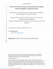 Research paper thumbnail of COVID-19 fear and its associated correlates among type-2 diabetes patients in Bangladesh: A hospital-based study